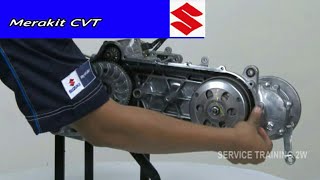 CARA MEMASANG CVT MATIC MOTOR SUZUKI NEX FI 115 / SKYDRIVE SPORT