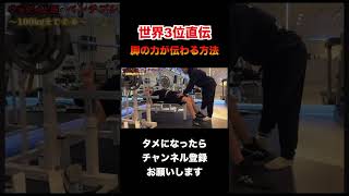 ベンチプレスの脚の力【レッグドライブ】