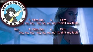 Zara Larsson - Ain't My Fault - Chords & Lyrics