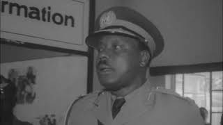 Major-General Aguiyi-Ironsi visiting Ibadan the day before his assassination | July 28th 1966