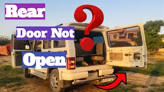 Rear Door Not Open 🙄 In MAHINDRA BOLERO |Bolero Rear Door Not Open Properly | How To Repair It...