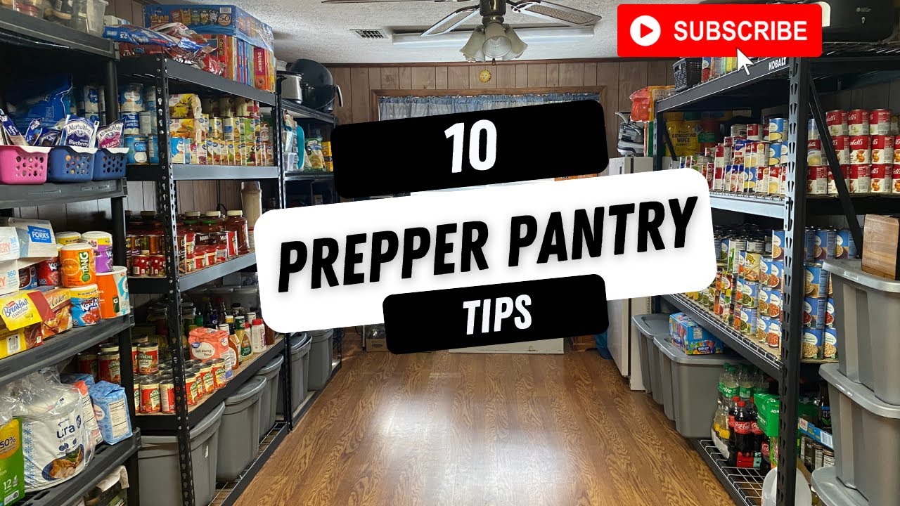 10 Prepper Pantry / Food Storage Tips #prepper - YouTube