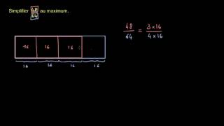 Simplifier une fraction au maximum