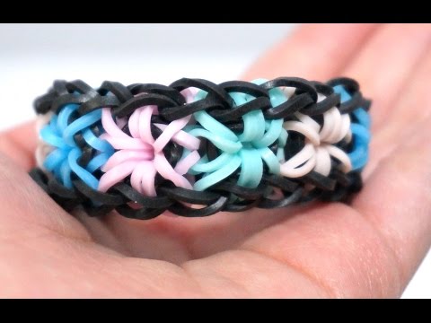 Rainbow Loom Starburst Bracelet with 2 forks no hook - Colorful Rubber Bands .DIY. Rainbow Loom Starburst Bracelet with 2 forks no hook - Colorful Rubber Bands .DIY.