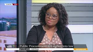 Significance and implications of Public Procurement Bill being signed into law: Kamogelo Mampane