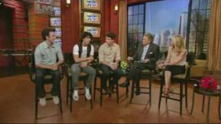 Jonas Brothers Interview On Regis & Kelly Show 07/06/2009- Part 2