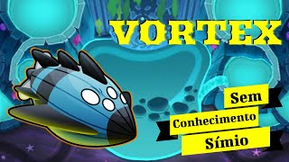 Vortex na Enseada Luminosa - Sem Conhecimento Símio - Guia Vortex Normal - BTD6 - Bloons TD 6