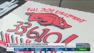 University of Arkansas celebrates record enrollment