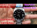 SOLD SEIKO SUR311P1 QUARTZ SAPPHIRE CRYSTAL KONDISI NEW 99% GRESS BLACK DIAL FOLLOW IG LakoneWatch