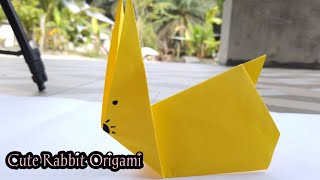 Origami Rabbit | How to make origami rabbit | easy origami | Origami tutorial | Origami DIY