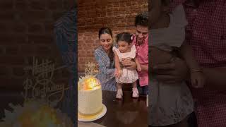 සාරන්‍යා බබා අම්මිගේ කේක් එක කැපුවා | Saranya cuts ammi's birthday cake | #saranya #dinakshi