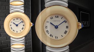 Cartier Colisee Casque d'Or Ladies Stainless Steel 18k Yellow Gold Watch | SwissWatchExpo