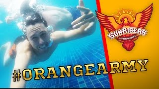 Sunrisers' secret swim shoot!