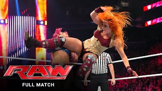 FULL MATCH - Becky Lynch vs. Sasha Banks: Raw, Dec. 28, 2015