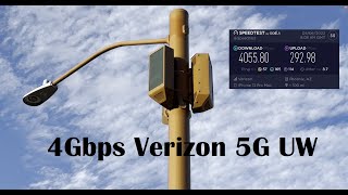 Fastest 5G Speed Test 2023 -4Gbps- Verizon 5GUW on iPhone 13 & 14 to an Ericsson mmWave radio tower