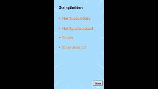 StringBuffer vs StringBuilder | Java Interview Questions | Interview Ques#2 #javainterviewquestions