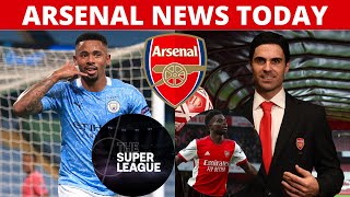 Arsenal New Today | Gabriel Jesus to Arsenal? | Arteta MOTM? | Saka Contract | Super Leauge is Back
