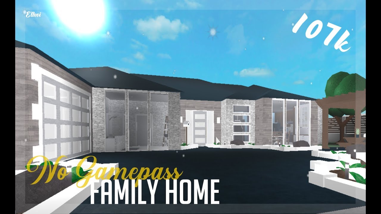 100k Bloxburg House No Gamepass This Game Features A Simulation Of