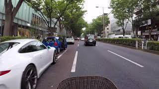 都道413号 表参道（神宮橋→表参道）の自転車車載動画