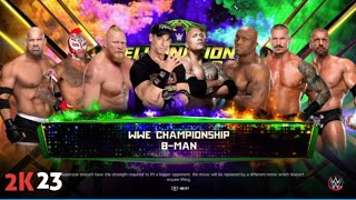 Match of 8 - Man Biggest Superstars in Elimination Match- WWE 2K23 || PS4 GamePlay ||