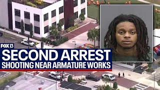 Second suspect arrested in shooting near Armature Works