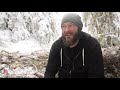 winter survival alone in the wilderness living the van life