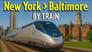 Train Journey from New York to Baltimore | Why Trains are Best?