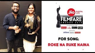 JIO Filmfare Awards 2018 | Arijit Singh | Best playback singer | Roke na ruke naina