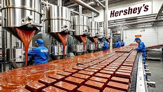 How Hershey’s Chocolate Bars Are Made: The Sweet Process Behind the Magic! | HOW IT'S MADE