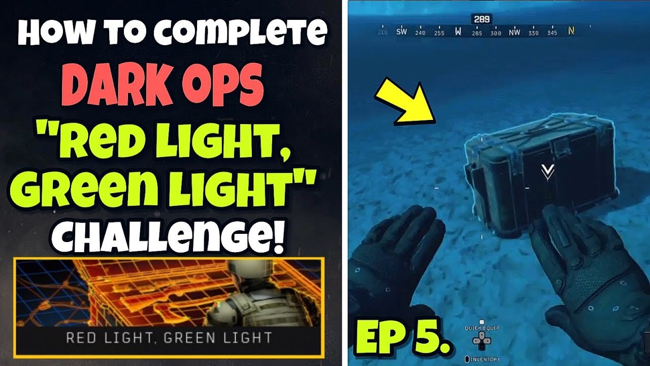 BO4: How To Complete Dark Ops Challenges "RED LIGHT, GREEN LIGHT ...