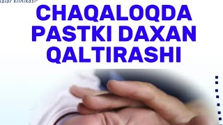 Chaqaloqning pastki daxani qaltirashi