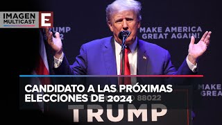 Trump halaga a López Obrador en un evento de campaña en Iowa