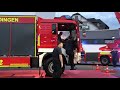 ankunft des tlf 4000 lentner der feuerwehr büdingen