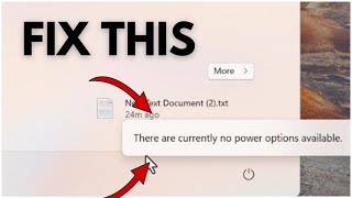 Fix: There are Currently No Power Options Available in Windows 11/10