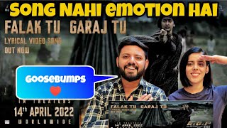 Falak Tu Garaj Tu Lyrical(Hindi) | KGF Chapter 2 | Rocking Star Yash | Prashanth Neel | Ravi Basrur