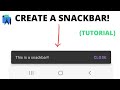 Snackbar WITH Custom Text in Android Studio (Tutorial)