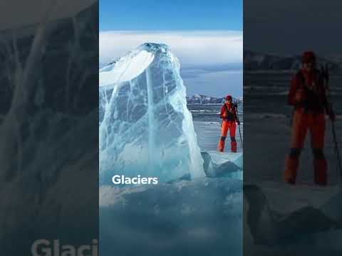 How does a glacier erode rocks?