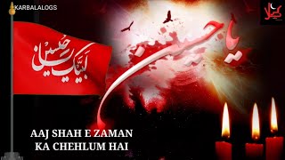 Aaj Shah E Zaman Ka Chehlum Hai || Noha Arbaeen || Karbala Logs