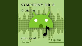 Symphony nr. 8: Part II, ref. 174 - 177 (Emphasised voice and other voices)