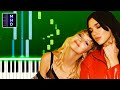 Dua Lipa & Angèle - Fever (Piano Tutorial Easy)