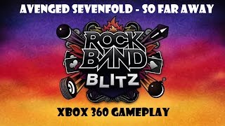 Rock Band Blitz Xbox 360 Gameplay - Avenged Sevenfold: So Far Away
