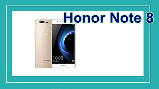 Honor Note 8 oficialmente anunciado