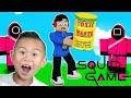 Gaming with Consequences! Squid Game Roblox Loser Eats Toxic Waste Sour Candy!