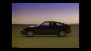 1985 Honda Civic CRX Si Commercial