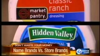 Name brands vs. store brands