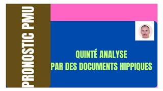 MERCREDI 29.01.25 QUINTÉ ANALYSE PAR WEEKEND GAZETTE GENY COURSE PT#france #