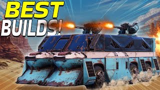 The Wastelands Battle Bus, Battleship and Battle Bunker - Best Crossout Creations!