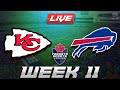 Kansas City Chiefs vs Buffalo Bills LIVE Stream Game Audio | NFL Week 11 LIVE Streamcast & Chat