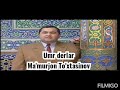 ma murjon to xtasinov umr derlar Мамуржон Тухтасинов Умр дерлар