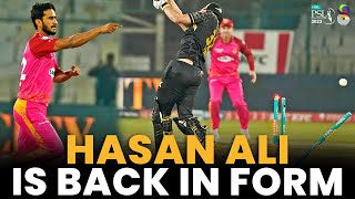 Hasan Ali is Back in Form | Peshawar Zalmi vs Islamabad United | Match 12 | HBL PSL 8 | MI2A